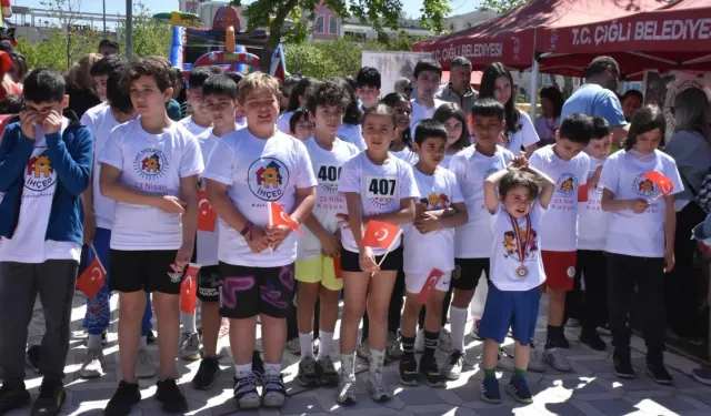 İzmir’de çocuklar hasta akranları için koştu