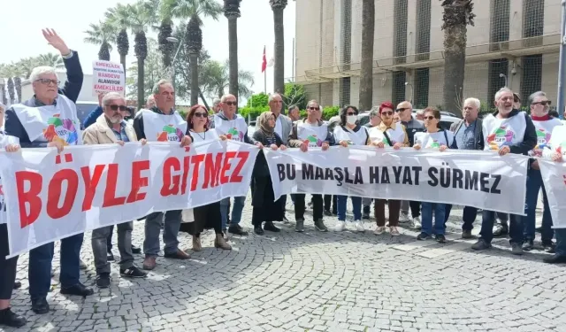 İzmir’de emekli isyanı: Açlık sınırının altında aylık istemiyoruz