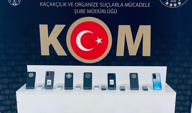 Kaçak cep telefonu operasyonu: 25 cihaz ele geçirildi, 2 şüpheliye işlem başlatıldı