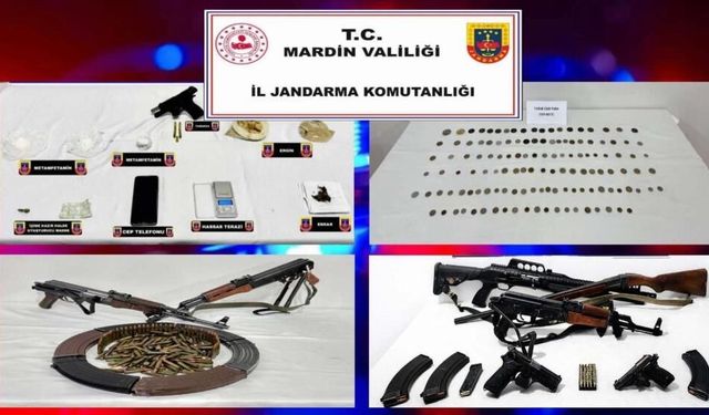 Silah ve tarihi eser kaçakçılığı operasyonu: 6 gözaltı