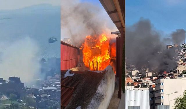 SON DAKİKA | İzmir İkiçeşmelik'te bulunan gecekonduda yangın çıktı