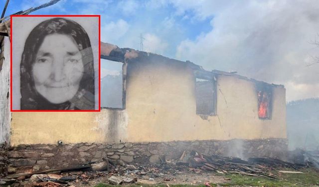 Sobadan sıçrayan kıvılcım yangına neden oldu, 76 yaşındaki kadın öldü