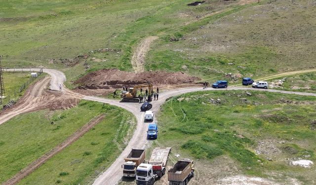 Yol çalışmasında insan kemikleri bulundu
