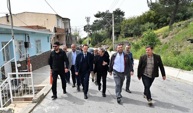 Başkan Eşki'den Yeşilçam Mahallesi’nde sokak sokak inceleme