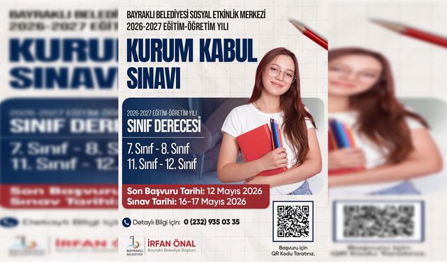 Bayraklı Belediyesi’nden öğrencilere eğitim desteği