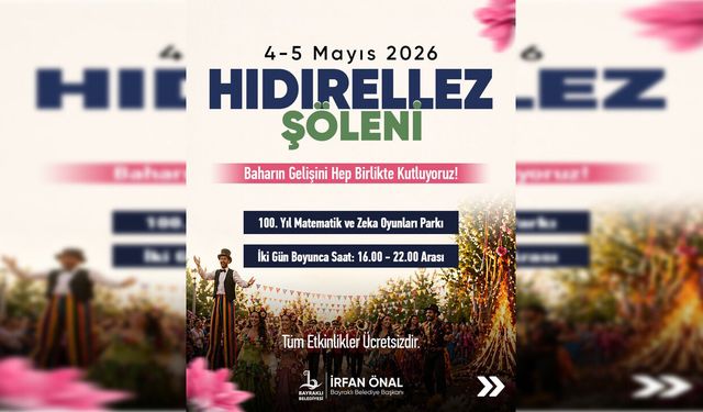 Bayraklı’da 'Hıdırellez' coşkusu iki gün sürecek