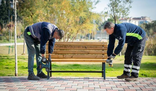 Bayram öncesi parklara bakım mesaisi