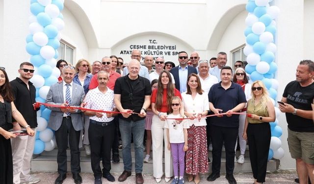 Çeşme’de 19 Mayıs coşkusu yeni merkezle taçlandı