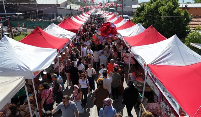 Emiralem Çilek Festivali’ne bir milyondan fazla ziyaretçi katıldı