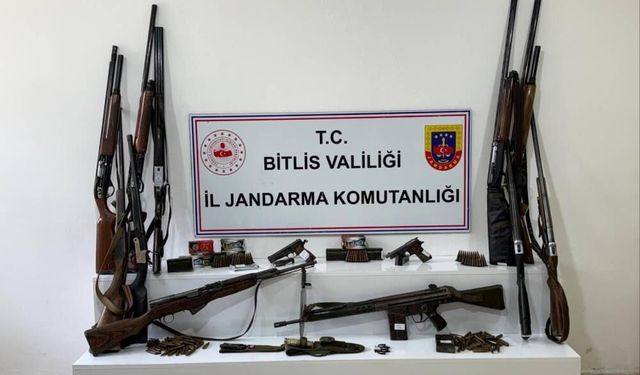Eş zamanlı silah operasyonu: Çok sayıda silah ve mühimmat ele geçirildi!
