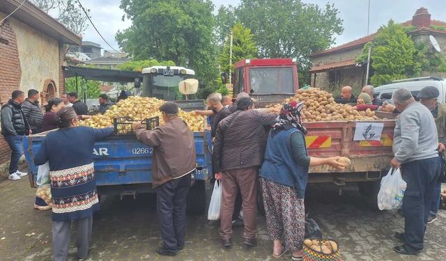 Güzelbahçe’de üreticiye destek, vatandaşa ücretsiz gıda