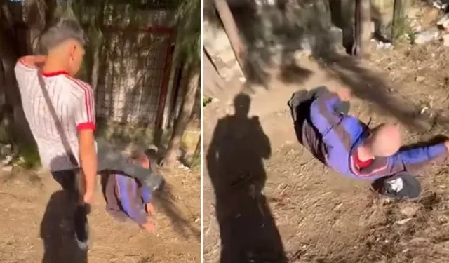 İzmir'de yaşlı adamı darbedip görüntüleyen iki şüpheli tutuklandı