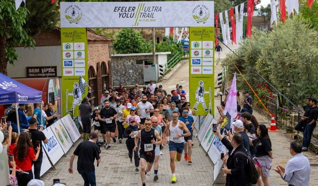 İzmir'de Efeler Yolu Ultra Trail Yarışları sona erdi