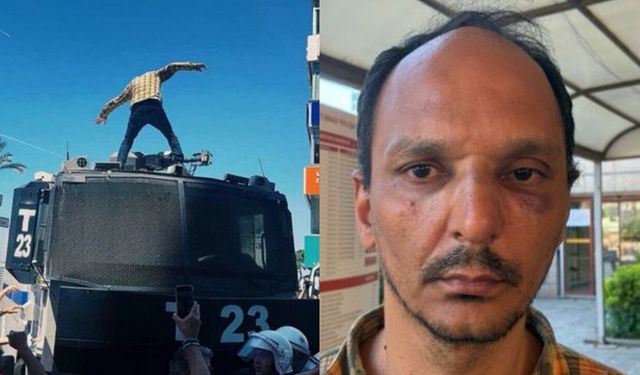 İzmir’de TOMA’nın üstüne çıkmıştı: Deniz Yolcu çıkarıldığı mahkemece tutuklandı