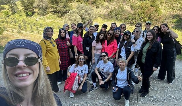 Menderes’te kadınlara doğada spor etkinliği