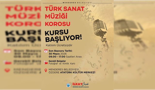Menderes’te Türk sanat müziği kursu başlıyor