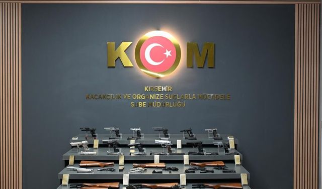 Silah kaçakçılığı operasyonu: Çok sayıda silah parçası ele geçirildi!