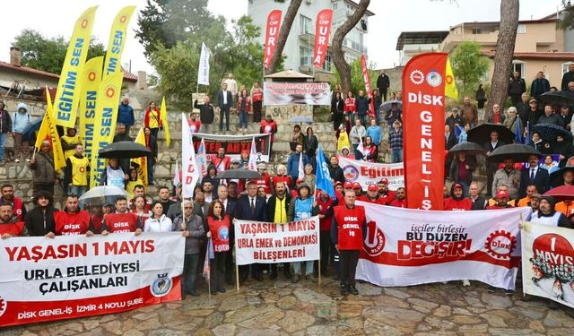 Urla’da 1 Mayıs mesajı: “Adalet olmadan huzur olmaz”