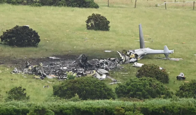İngiltere’de askeri helikopter düştü: 3 mürettebat hayatını kaybetti