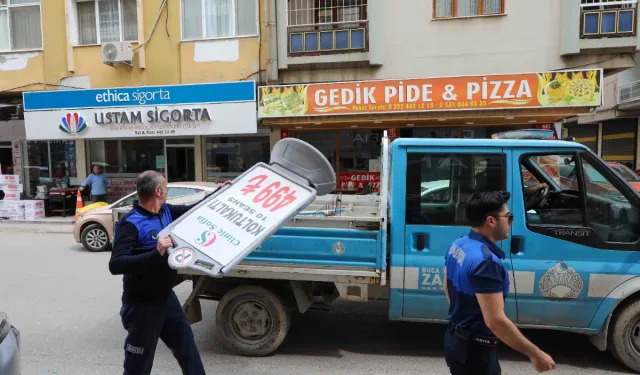 Buca Belediyesi yaya geçişlerini engelleyenlere ceza uyguladı