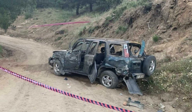 Cip şarampole devrildi: Ölü ve yaralılar var