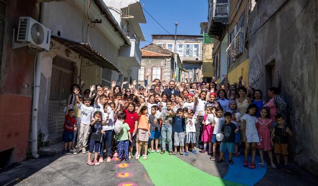 Çocukların hayalleri mahalleyi yeniden buluşturdu