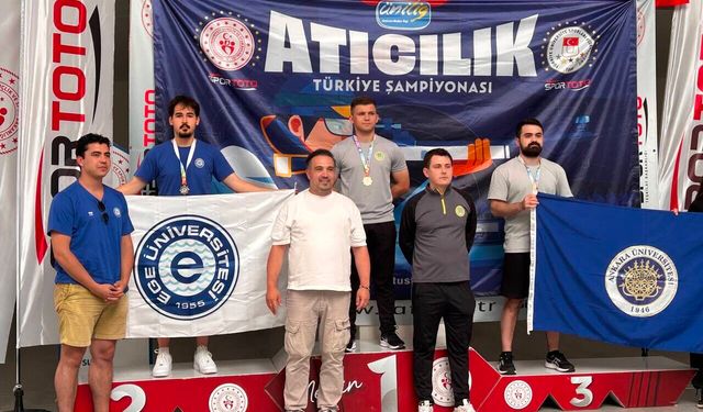 Egeli sporcudan Türkiye ikinciliği