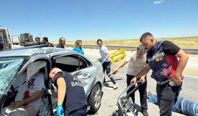 Feci kaza: 1 ölü, 2’si ağır 6 yaralı!