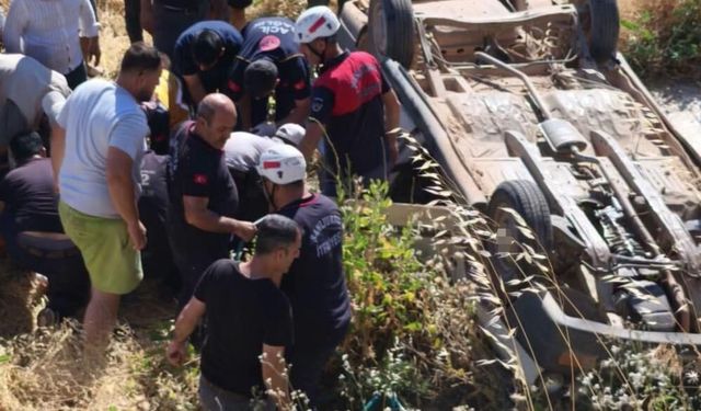 Feci kaza: Otomobil şarampole devrildi, ölü ve yaralılar var!