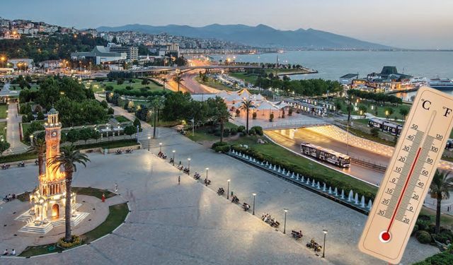 İzmir'de termometreler 35 dereceyi gösterecek, şapkasız sokağa çıkmayın!