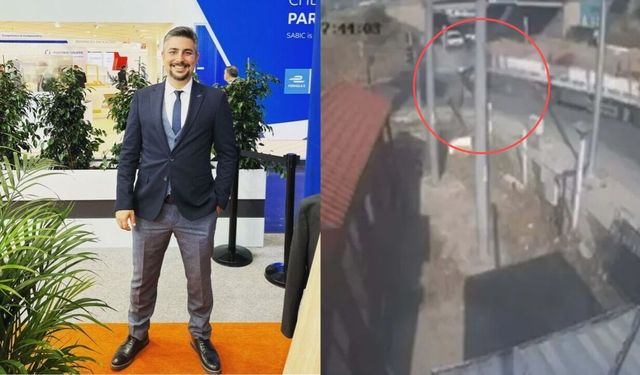 İzmir'de Akdeniz Chemson satın alma müdürü Burak Beder'in hayatını kaybettiği kaza kamerada