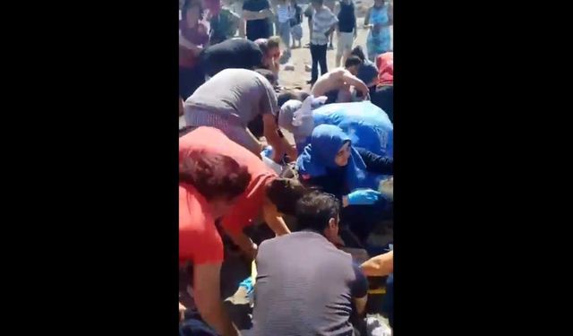 İzmir'de boğulma tehlikesi geçiren baba ve iki çocuğu son anda kurtarıldı, hayati tehlikeleri sürüyor