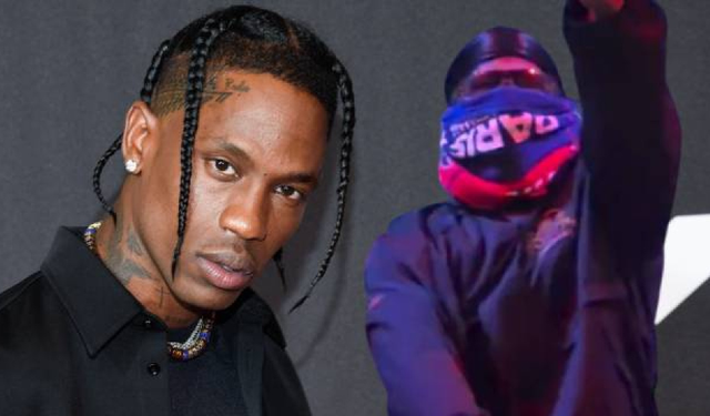 İzmir'de hayranlarıyla buluşan Travis Scott, 20 dakika sahnede kaldı
