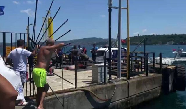 Korkuluklardan denize atlayan kişi hayatını kaybetti