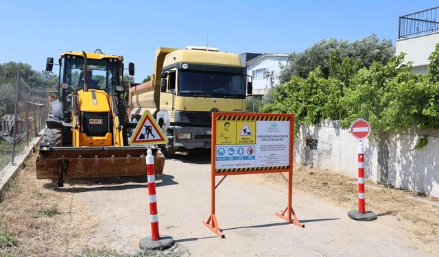 Menemen’de doğalgaz seferberliği: İlk kazma Emiralem’de vuruldu