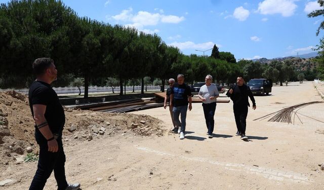 Nazilli'de 40 futbol sahası büyüklüğünde yol yenileniyor