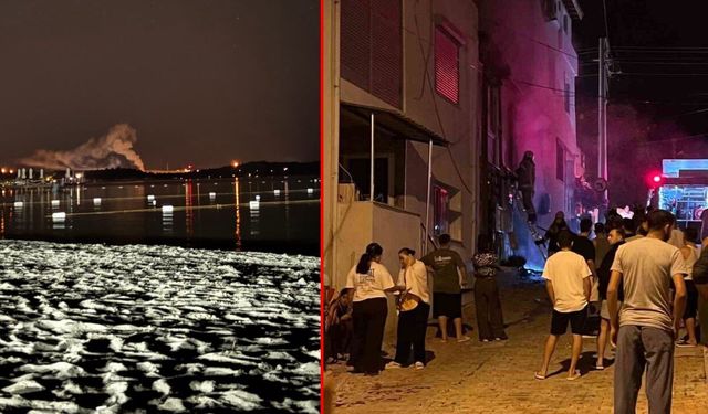 İzmir'de otel yangını paniğe neden oldu, patlama sesleri korku yarattı!