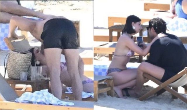 Taşacak Bu Deniz dizisinin Fadime ve Gökhan'ı tatilde dudak dudağa yakalandı!