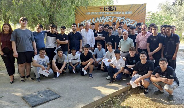 Terbay Çıraklık Okulu'nda mezuniyet heyecanı