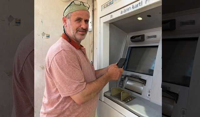İzmir'de ATM'den çıkan 7 bin lirayı alarak kayıplara karıştı