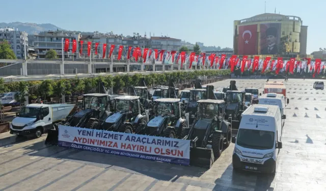 Aydın Büyükşehir'den 90 milyon liralık araç yatırımı