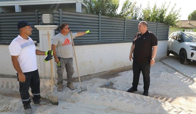 Başkan Çiçek'ten saha mesaisi