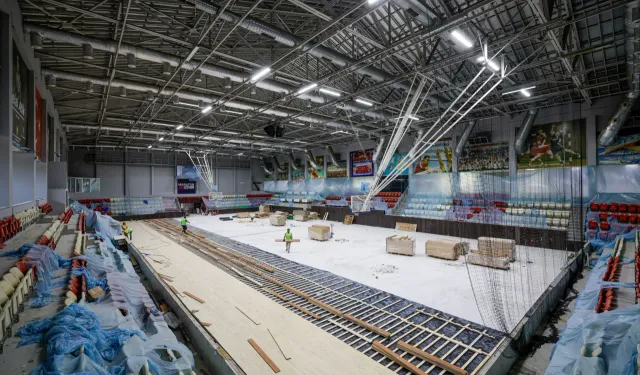 Celal Atik Spor Salonu’nda kapsamlı yenileme başladı