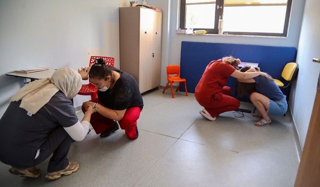 EFAK'tan Otizm Yaşam Merkezi'nde deprem ve yangın tatbikatı