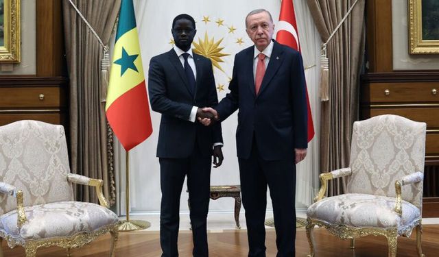 Erdoğan, Senegal Cumhurbaşkanı Faye ile görüştü