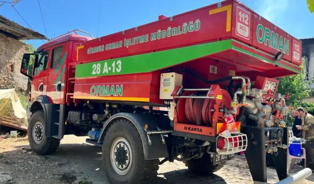 İzmir Bayındır'a orman yangınlarına karşı Giresun'dan takviye