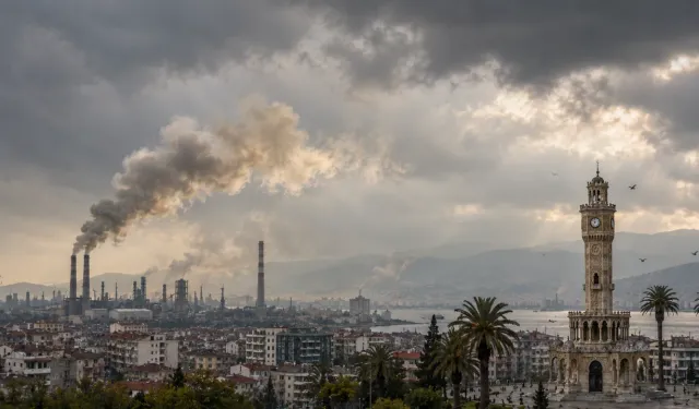 İzmir'de karbonmonoksit seviyeleri 11 istasyondan 10'unda yükseldi