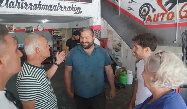 Seferihisar sanayisinde esnafın talepleri yerinde dinleniyor