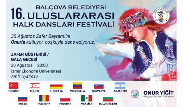 Balçova’dan Büyük Zafer'e uluslararası kutlama