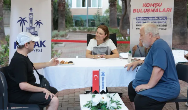 Başkan Mutlu, komşularıyla buluştu: Talepler masaya yatırıldı